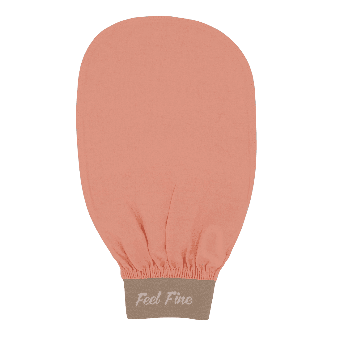 Guanto Esfoliante Vegano - Kese Hammam in Seta Vegetale (Rosa Salmone)