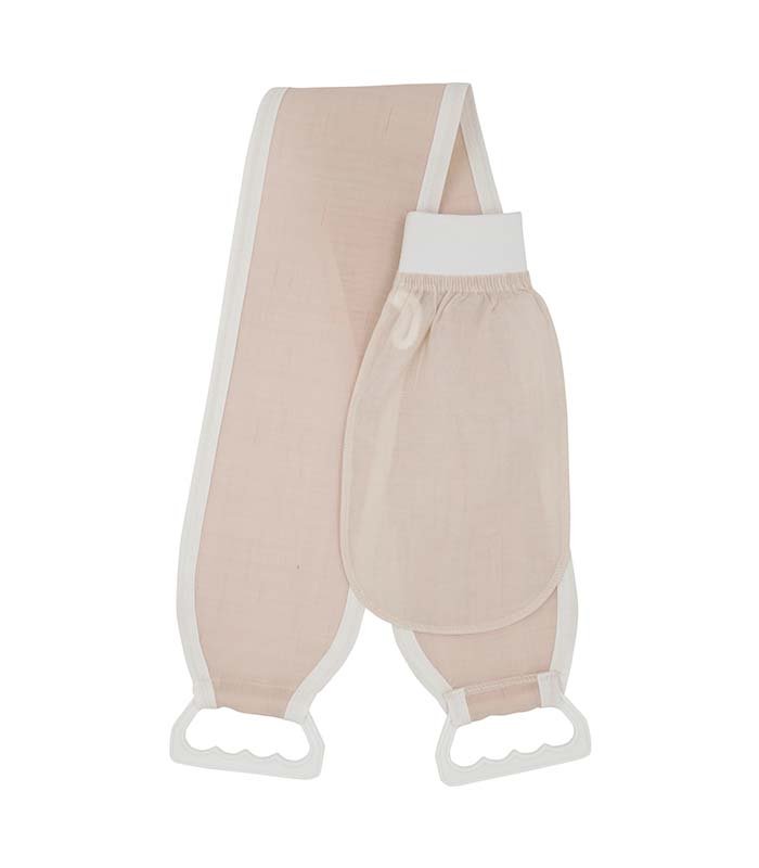 Scrub schiena in seta — 100% seta grezza di bozzolo