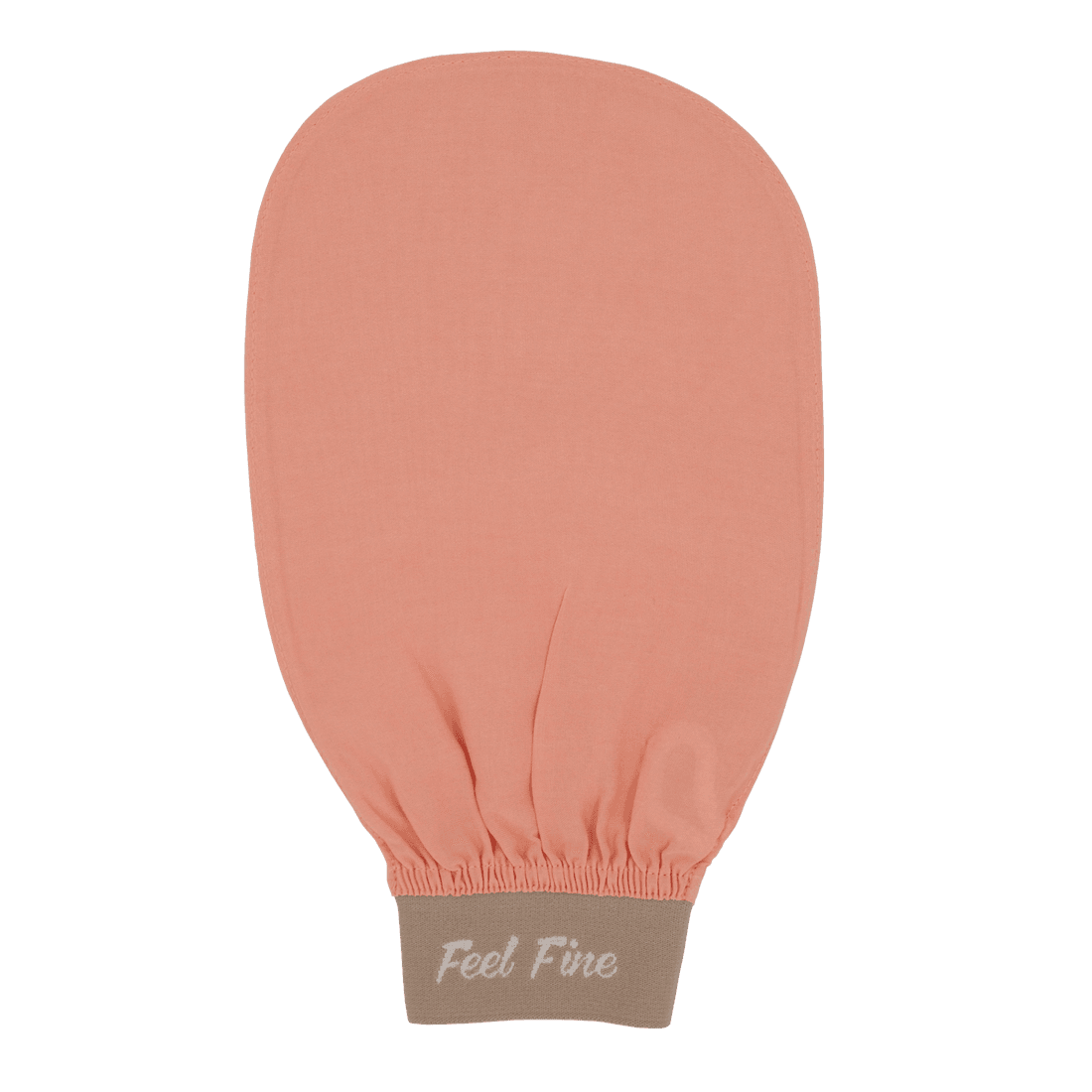 Guanto Esfoliante Vegano - Kese Hammam in Seta Vegetale (Rosa Salmone)